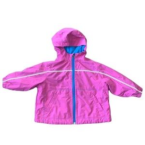 Hanna Andersson Pink and Blue Retro Style Winter Snow Jacket Size 80 (18-24M)